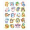 Teacher Created Resources Cute Critters Stickers, 20 Designs, 1440PK 7086 - alternate 2